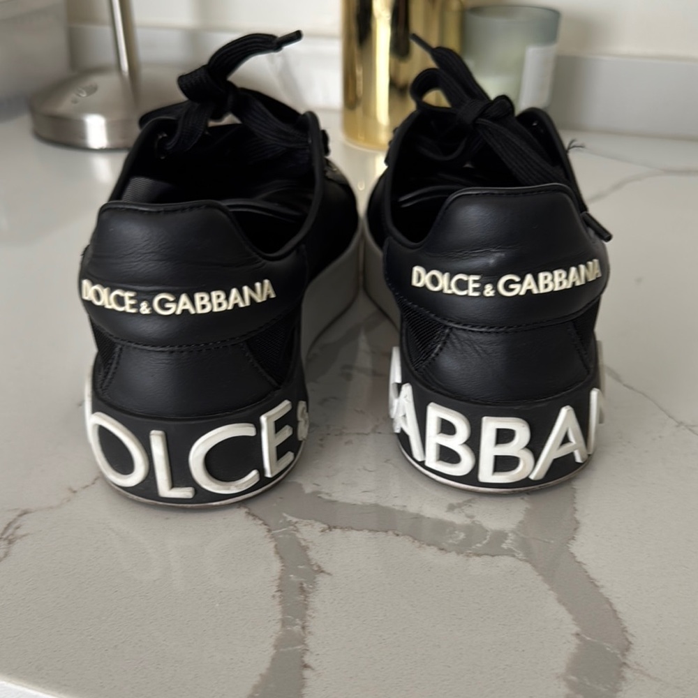 Dolce & Gabbana Black Sneakers